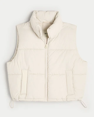 Mini Zip-Up Puffer Vest