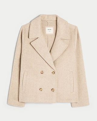 Wool Blend Peacoat