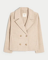 Wool Blend Peacoat