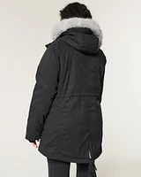 Faux Fur-Lined Parka