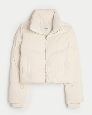 Ultimate Corduroy Mini Puffer Jacket