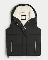 Faux Fur-Lined All-Weather Vest