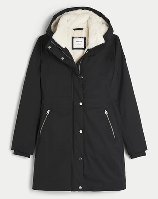 All-Weather Faux Fur-Lined Parka