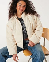 Soft Quilted Zip-Up Jacket