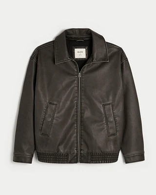 Vegan Leather Jacket