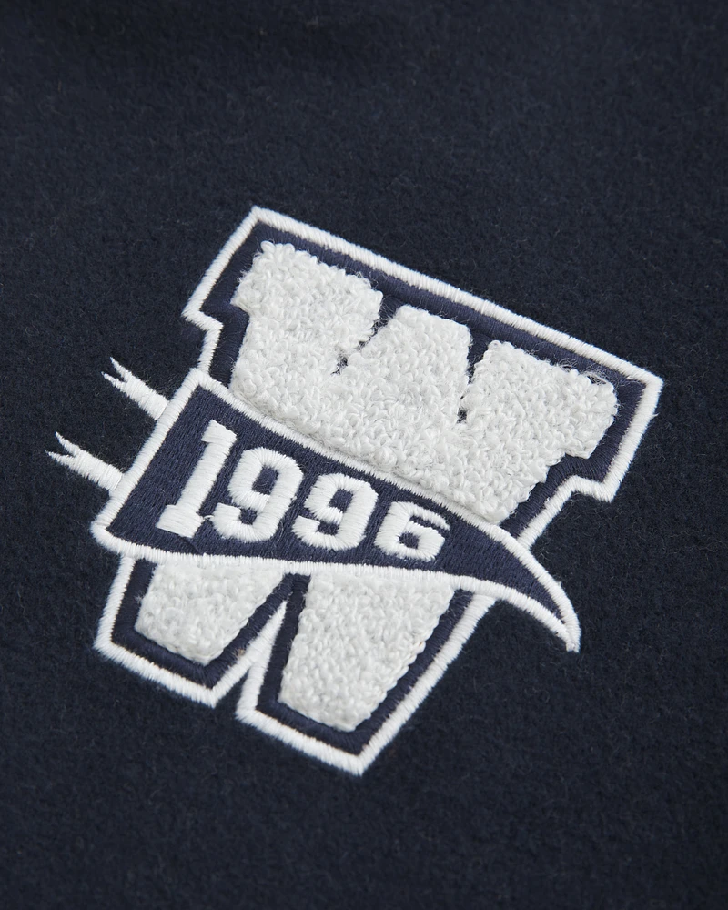 West Village Varsity Graphic Bomber Jacket