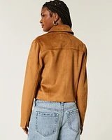 Faux Suede Jacket