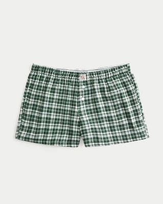 Flannel Boxer Shorts