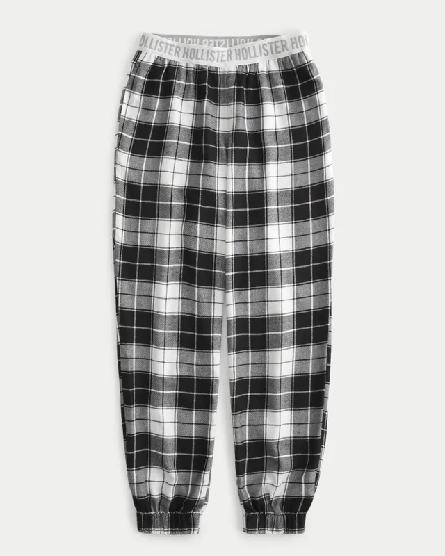 Hollister Ultra High-Rise Flannel Sleep Joggers