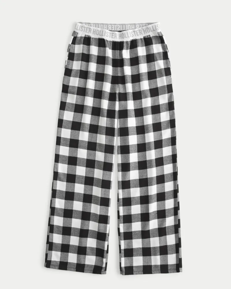 Hollister plaid pyjama shorts