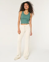 Cozy Ribbed Flare Pants