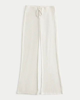 Cozy Ribbed Flare Pants