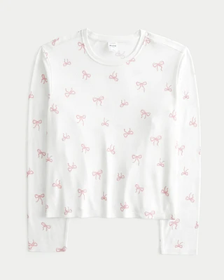 Cozy Long-Sleeve Pajama Shirt