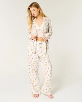 Long-Sleeve Pajama Shirt & Pants Set