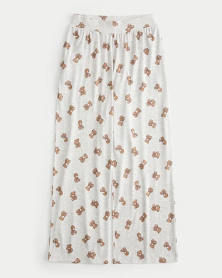 Cozy Wide-Leg Pajama Pants