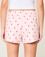 Flannel Tie Shorts