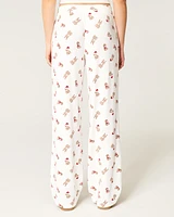 Cozy Wide-Leg Pajama Pants