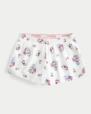 Snoopy Graphic Boxer Shorts