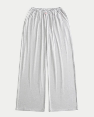 Cozy Adjustable-Rise Wide-Leg Pants