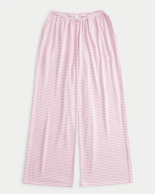 Cozy Adjustable-Rise Wide-Leg Pants