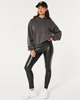 Ultra High-Rise Vegan Leather Leggings