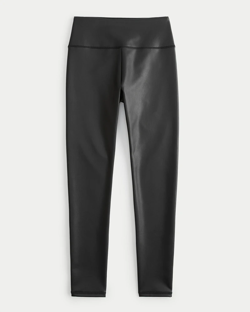 Ultra High-Rise Vegan Leather Leggings