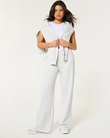 Hollister Feel Good Fleece Wide-Leg Pants