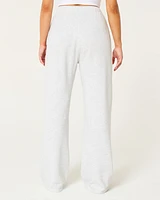 Hollister Feel Good Fleece Wide-Leg Pants