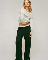 Hollister Feel Good Fleece Wide-Leg Pants