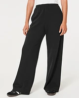 Hollister Feel Good Fleece Wide-Leg Pants