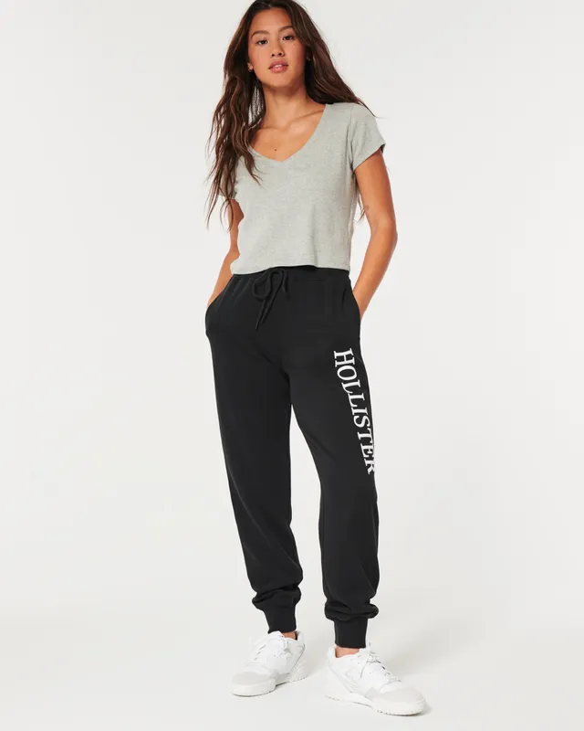 Women's Ultra High-Rise Fleece Flare Pants - Hollister Co.