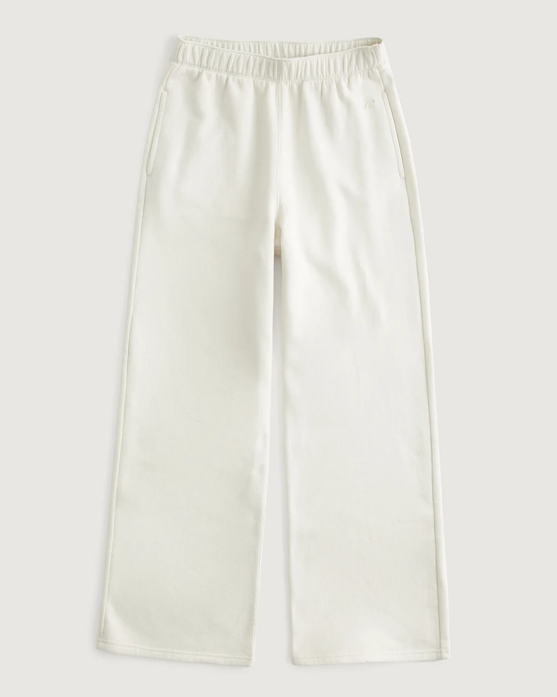 Hollister Feel Good Fleece Ultra High-Rise Wide-Leg Pants