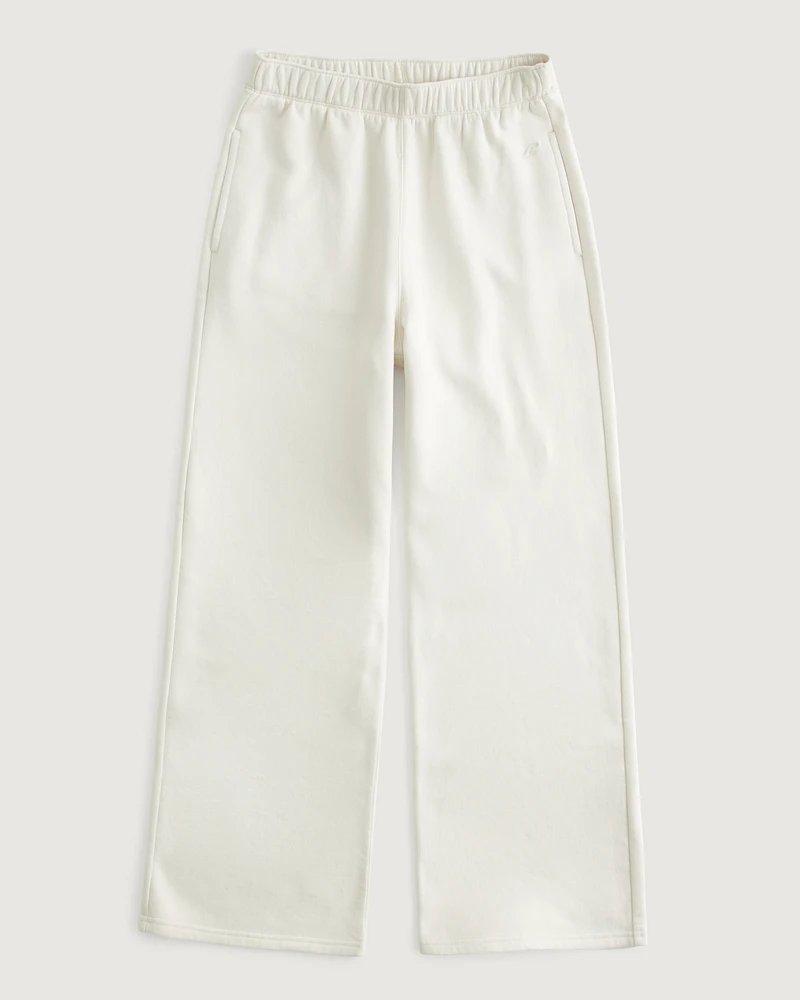 Hollister Feel Good Fleece Ultra High-Rise Wide-Leg Pants