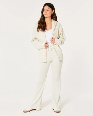 Ultra High-Rise Fleece Flare Pants