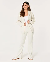 Ultra High-Rise Fleece Flare Pants