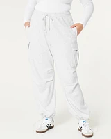 Hollister Feel Good Fleece Parachute Cargo Pants