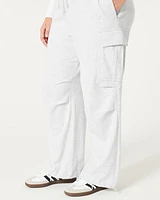 Hollister Feel Good Fleece Parachute Cargo Pants