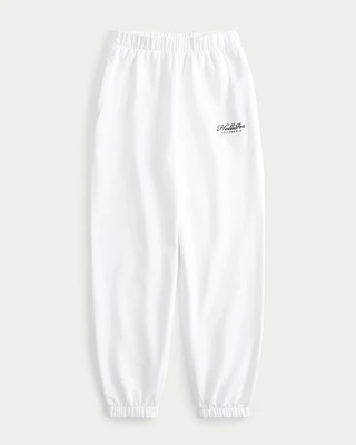 Fleece Logo Dad Joggers