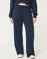 Ultra High-Rise Terry Fleece Wide-Leg Pants