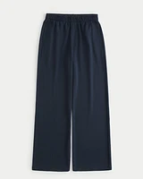 Ultra High-Rise Terry Fleece Wide-Leg Pants