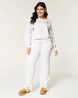 Snoopy Graphic Straight Sweatpants