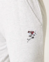 Snoopy Graphic Straight Sweatpants