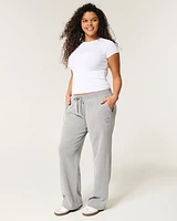 Star Graphic Straight Sweatpants