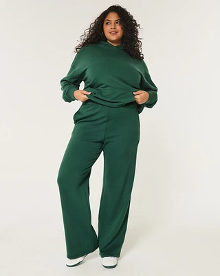 Hollister Feel Good Fleece Wide-Leg Pants