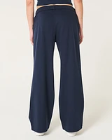 Fleece Wide-Leg Pants