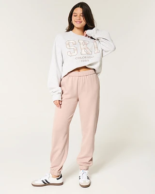 Hollister Feel Good Fleece Dad Joggers
