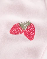 Strawberry Graphic Straight Sweatpants