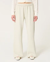 Hollister Feel Good Fleece Wide-Leg Pants