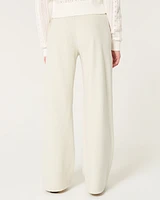 Hollister Feel Good Fleece Wide-Leg Pants