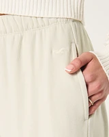 Hollister Feel Good Fleece Wide-Leg Pants